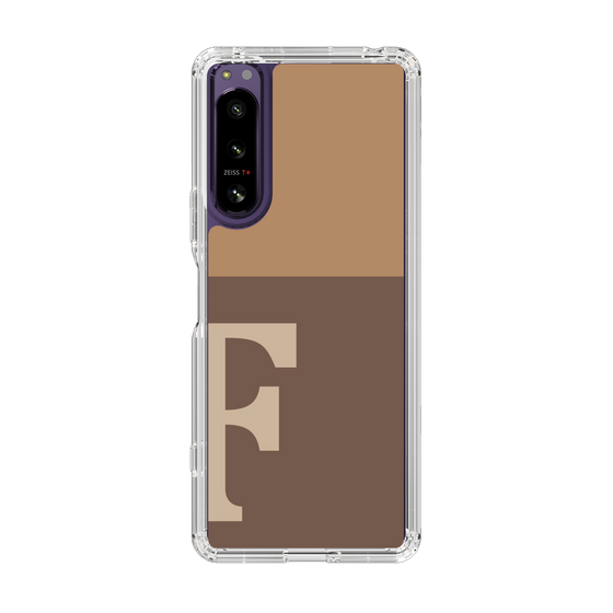 Slim Protection Case［ Original - initial two tone - F brown ］