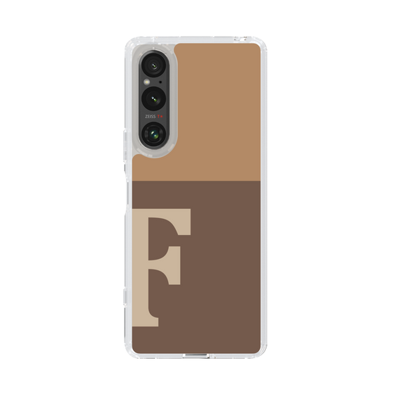 Slim Protection Case［ Original - initial two tone - F brown ］