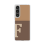 Slim Protection Case［ Original - initial two tone - F brown ］