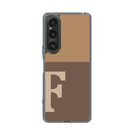 Slim Protection Case［ Original - initial two tone - F brown ］