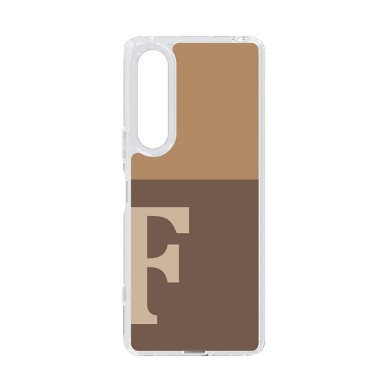 Slim Protection Case［ Original - initial two tone - F brown ］