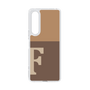 Slim Protection Case［ Original - initial two tone - F brown ］