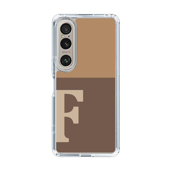 Slim Protection Case［ Original - initial two tone - F brown ］