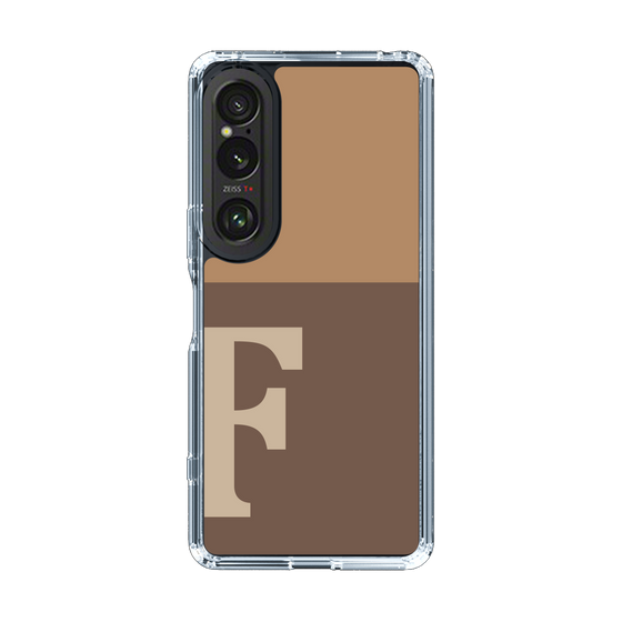 Slim Protection Case［ Original - initial two tone - F brown ］