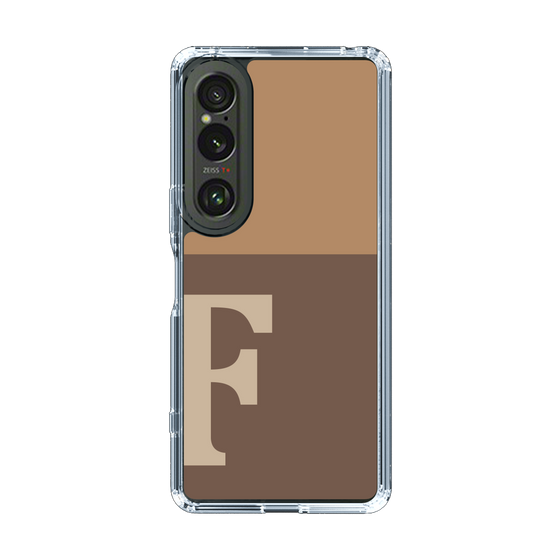Slim Protection Case［ Original - initial two tone - F brown ］