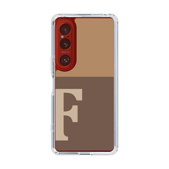 Slim Protection Case［ Original - initial two tone - F brown ］