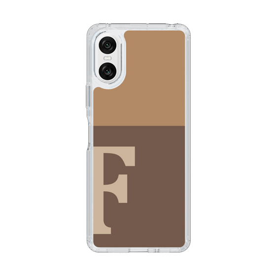 Slim Protection Case［ Original - initial two tone - F brown ］