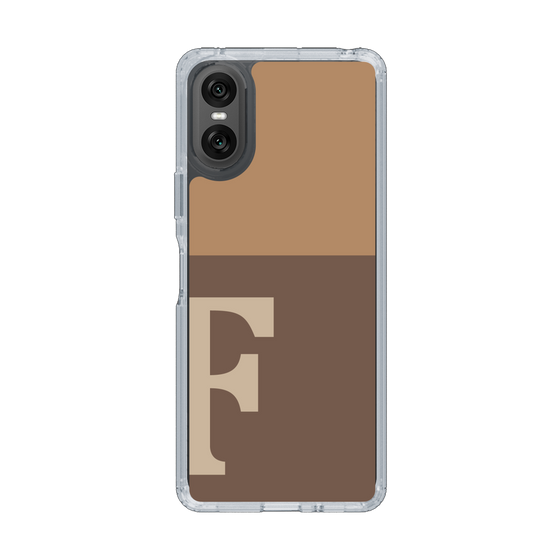 Slim Protection Case［ Original - initial two tone - F brown ］