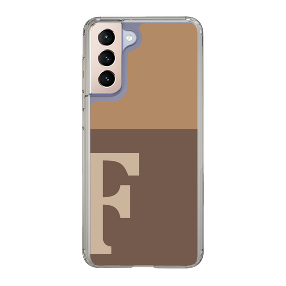Slim Protection Case［ Original - initial two tone - F brown ］