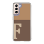 Slim Protection Case［ Original - initial two tone - F brown ］