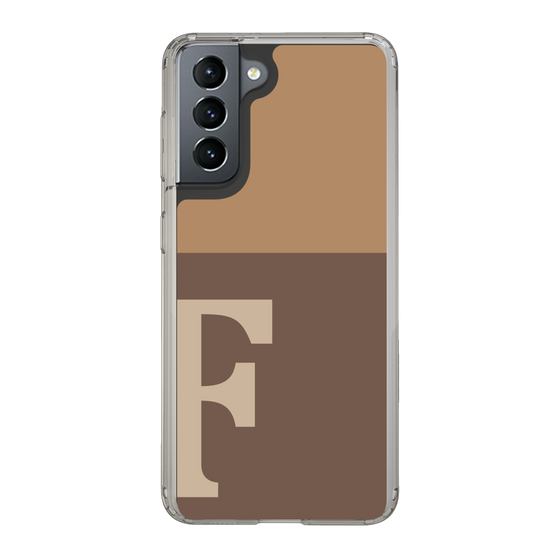 Slim Protection Case［ Original - initial two tone - F brown ］