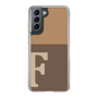 Slim Protection Case［ Original - initial two tone - F brown ］