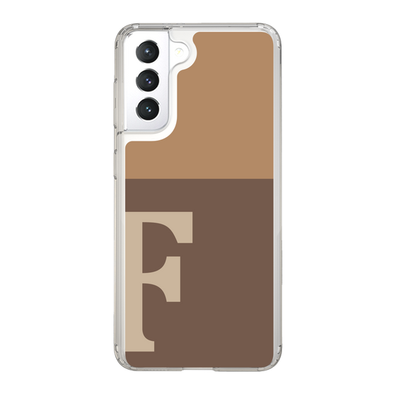 Slim Protection Case［ Original - initial two tone - F brown ］