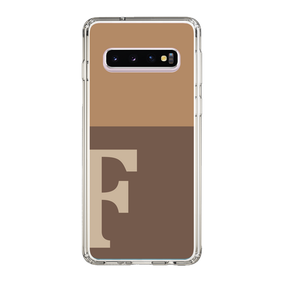 Slim Protection Case［ Original - initial two tone - F brown ］