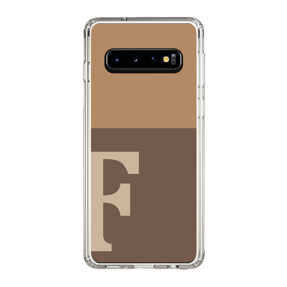 Slim Protection Case［ Original - initial two tone - F brown ］