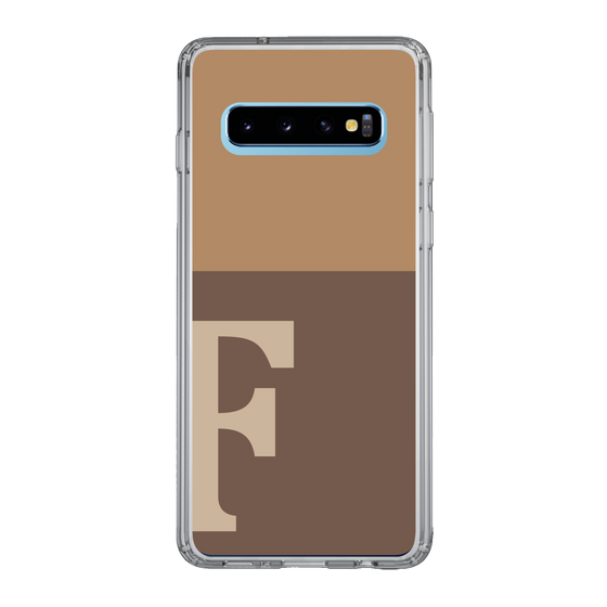 Slim Protection Case［ Original - initial two tone - F brown ］