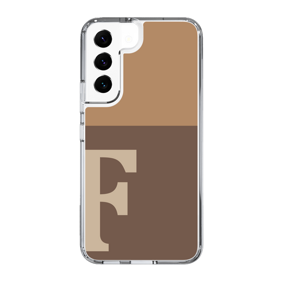Slim Protection Case［ Original - initial two tone - F brown ］