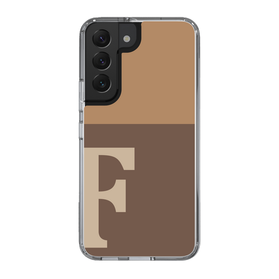 Slim Protection Case［ Original - initial two tone - F brown ］