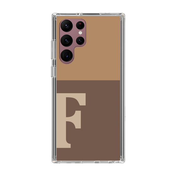 Slim Protection Case［ Original - initial two tone - F brown ］
