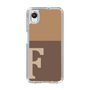 Slim Protection Case［ Original - initial two tone - F brown ］