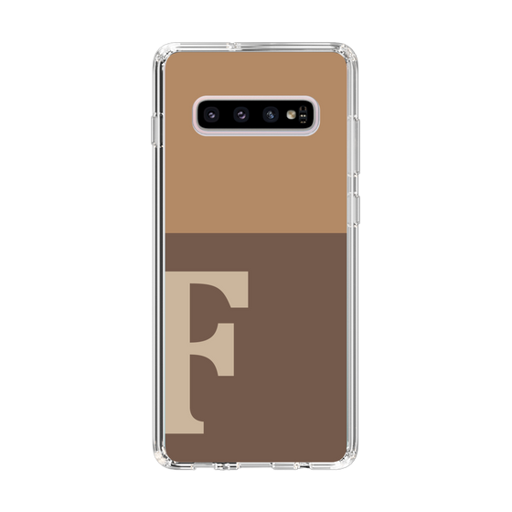 Slim Protection Case［ Original - initial two tone - F brown ］