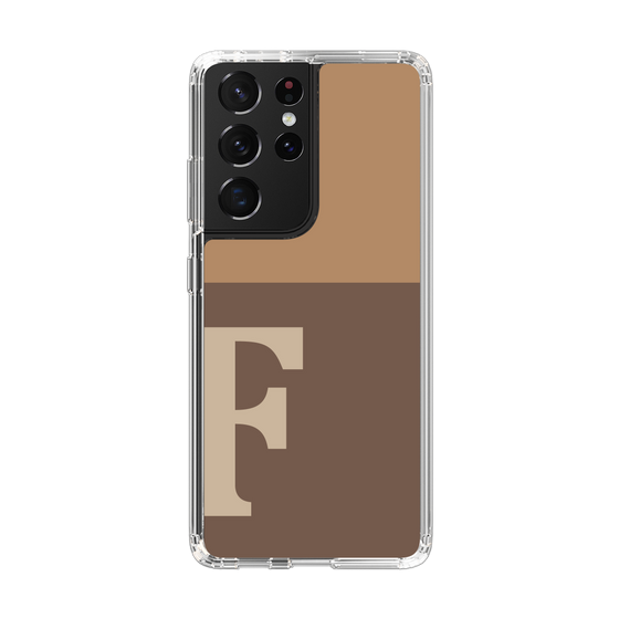 Slim Protection Case［ Original - initial two tone - F brown ］