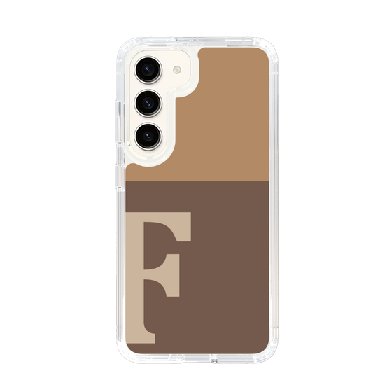 Slim Protection Case［ Original - initial two tone - F brown ］