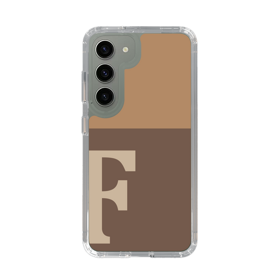 Slim Protection Case［ Original - initial two tone - F brown ］