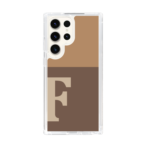 Slim Protection Case［ Original - initial two tone - F brown ］