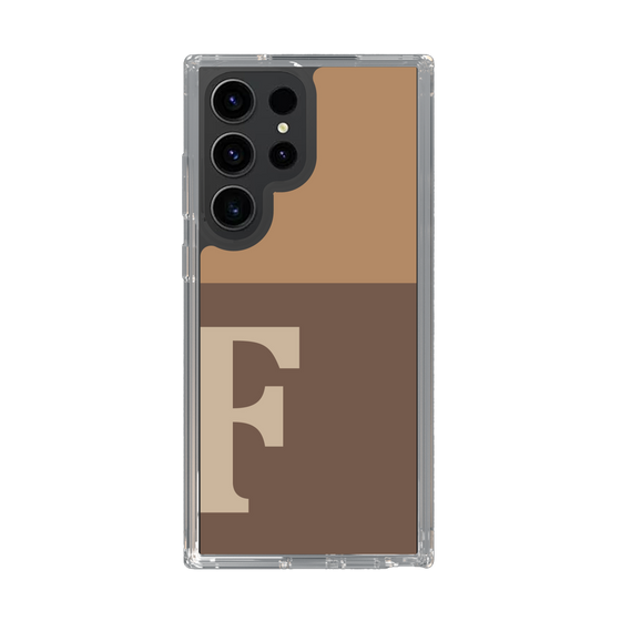 Slim Protection Case［ Original - initial two tone - F brown ］