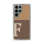 Slim Protection Case［ Original - initial two tone - F brown ］