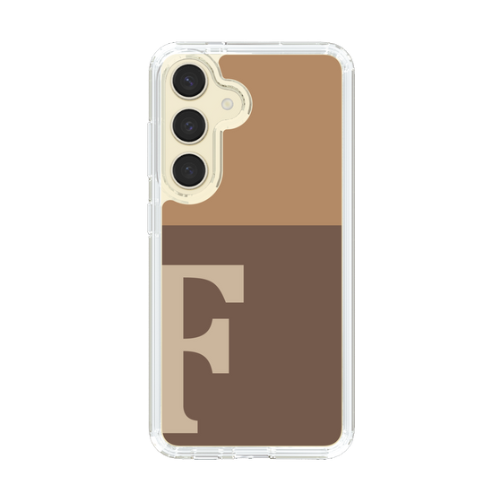 Slim Protection Case［ Original - initial two tone - F brown ］
