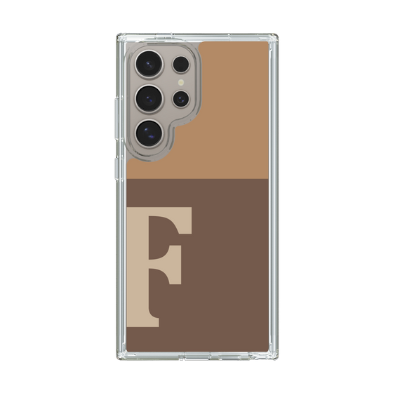 Slim Protection Case［ Original - initial two tone - F brown ］