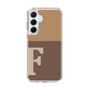 Slim Protection Case［ オリジナル - initial two tone - F brown ］