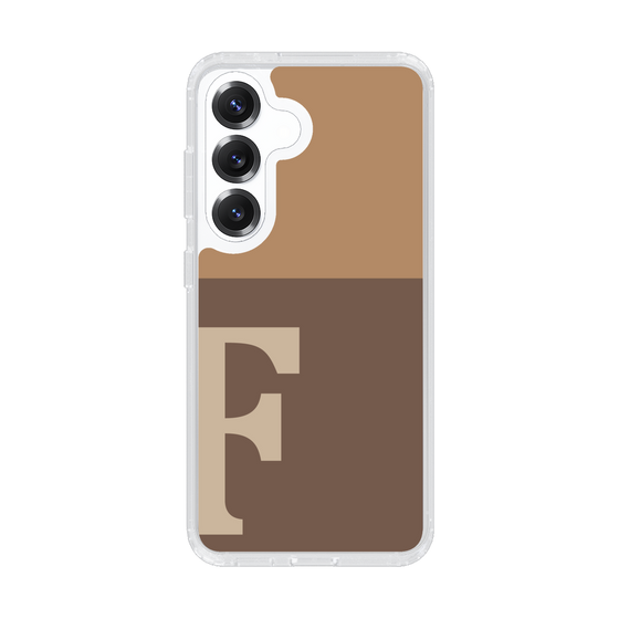 Slim Protection Case［ Original - initial two tone - F brown ］