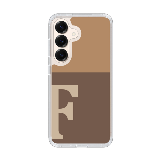 Slim Protection Case［ Original - initial two tone - F brown ］