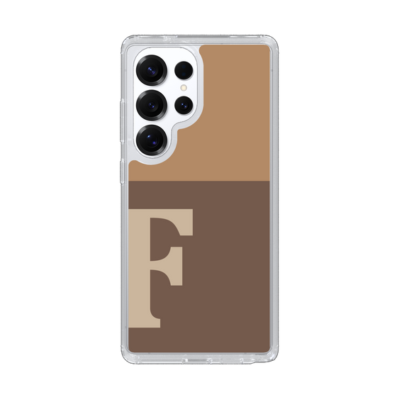 Slim Protection Case［ Original - initial two tone - F brown ］