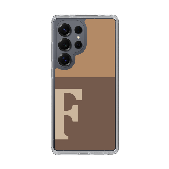 Slim Protection Case［ Original - initial two tone - F brown ］