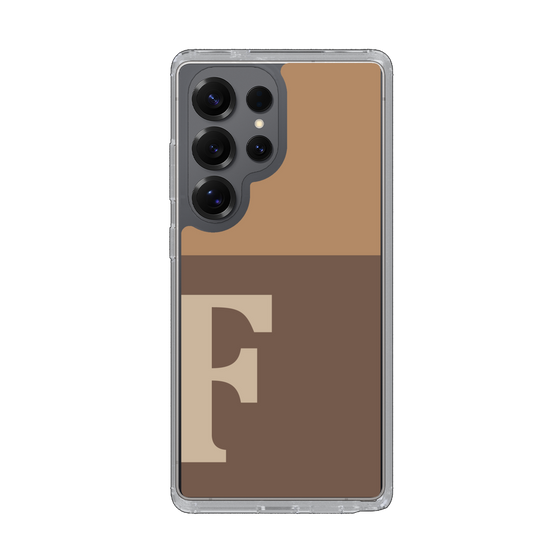 Slim Protection Case［ Original - initial two tone - F brown ］