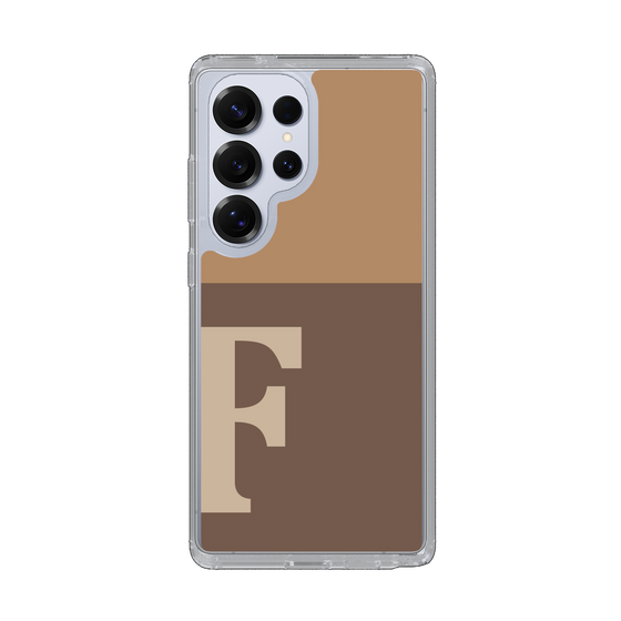 Slim Protection Case［ Original - initial two tone - F brown ］