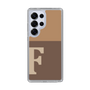 Slim Protection Case［ Original - initial two tone - F brown ］