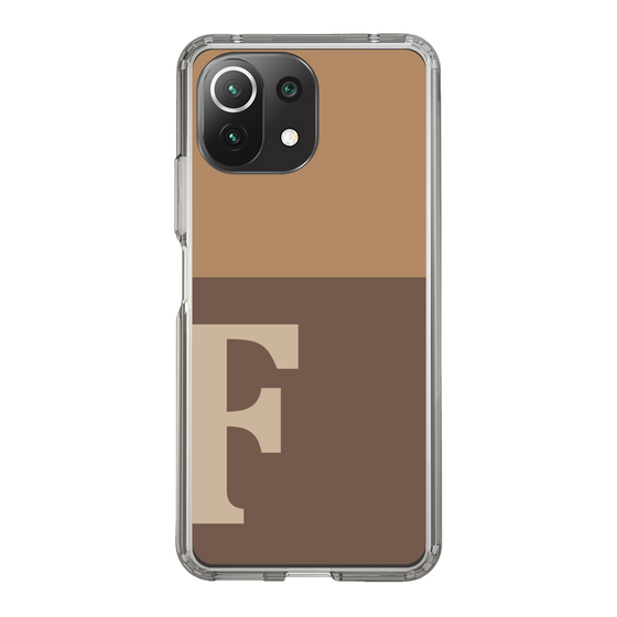 Slim Protection Case［ Original - initial two tone - F brown ］
