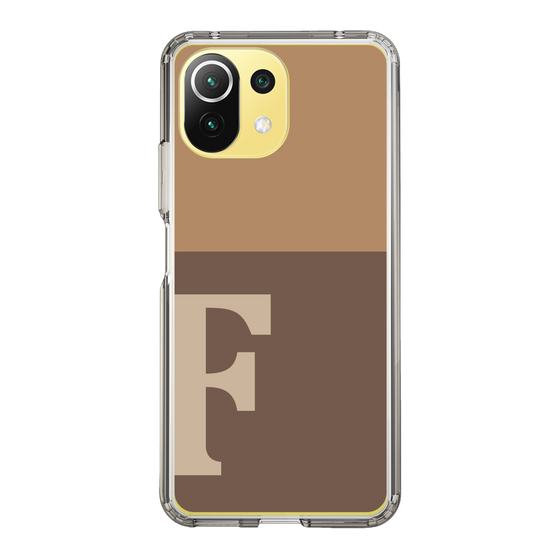 Slim Protection Case［ Original - initial two tone - F brown ］