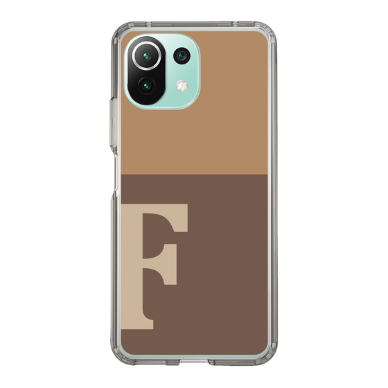 Slim Protection Case［ Original - initial two tone - F brown ］