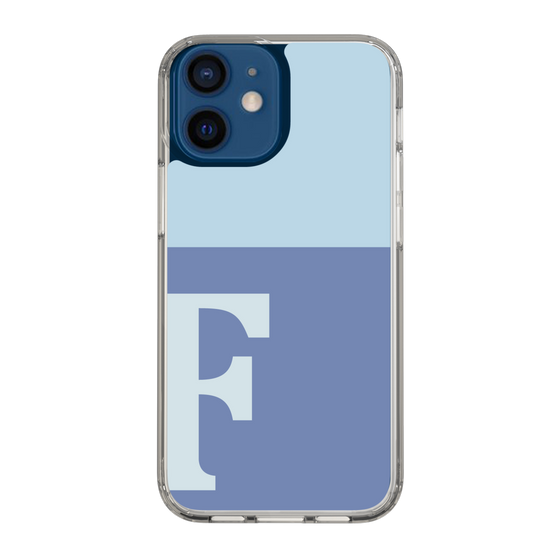 Slim Protection Case［ Original - initial two tone - F blue ］