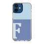 Slim Protection Case［ Original - initial two tone - F blue ］
