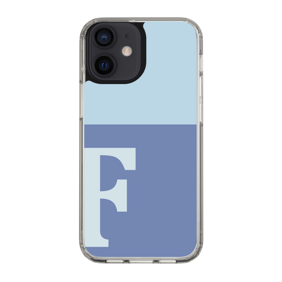 Slim Protection Case［ Original - initial two tone - F blue ］