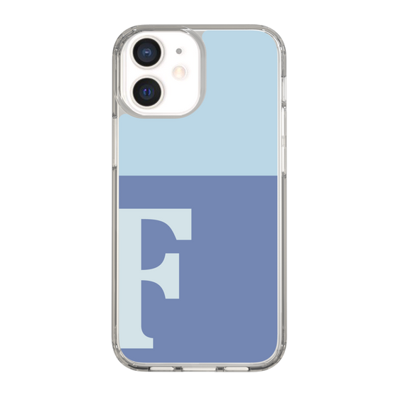 Slim Protection Case［ Original - initial two tone - F blue ］