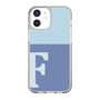 Slim Protection Case［ Original - initial two tone - F blue ］