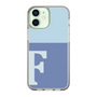 Slim Protection Case［ Original - initial two tone - F blue ］